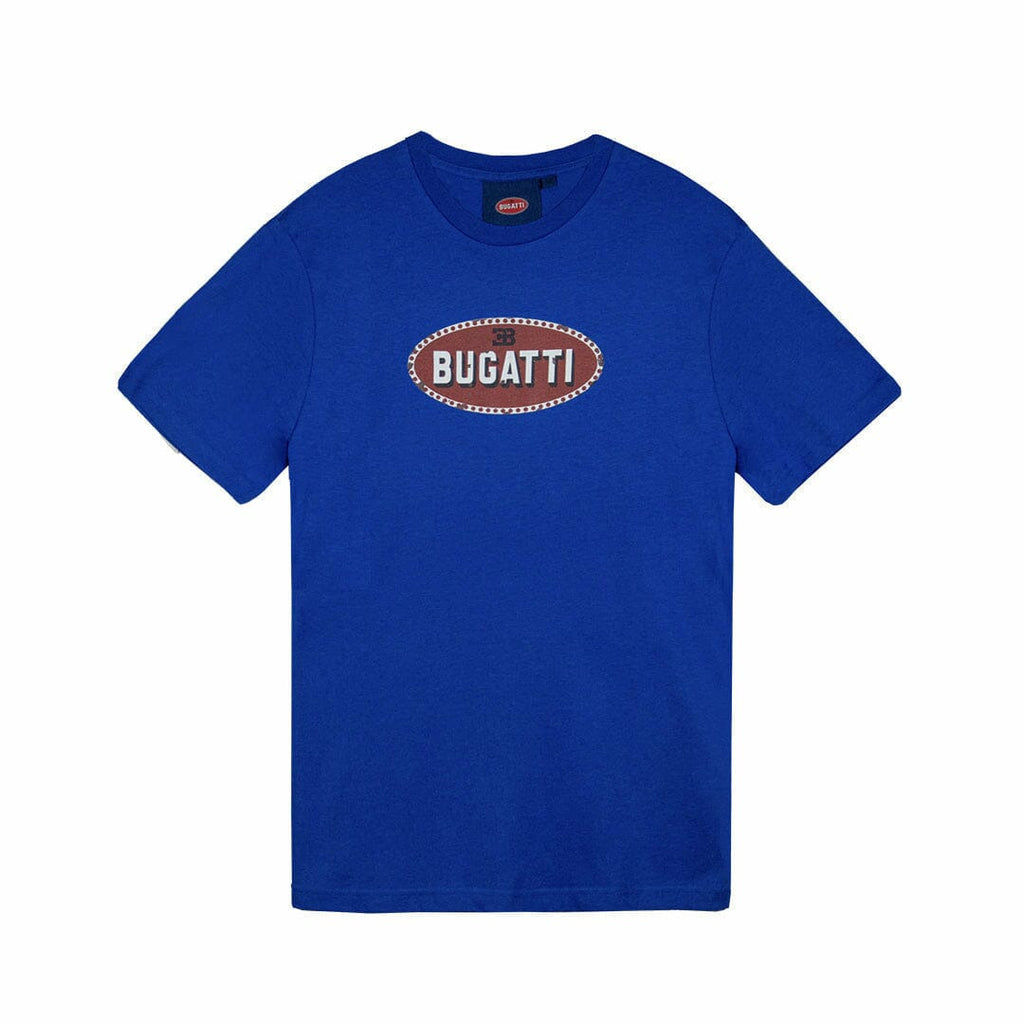 Bugatti Heritage Macaron Vintage Sign T-Shirt T-shirts Midnight Blue