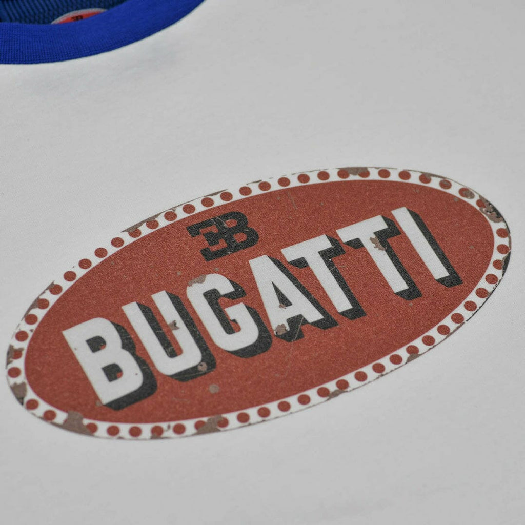 Bugatti Heritage Macaron Vintage Sign T-Shirt T-shirts Gray