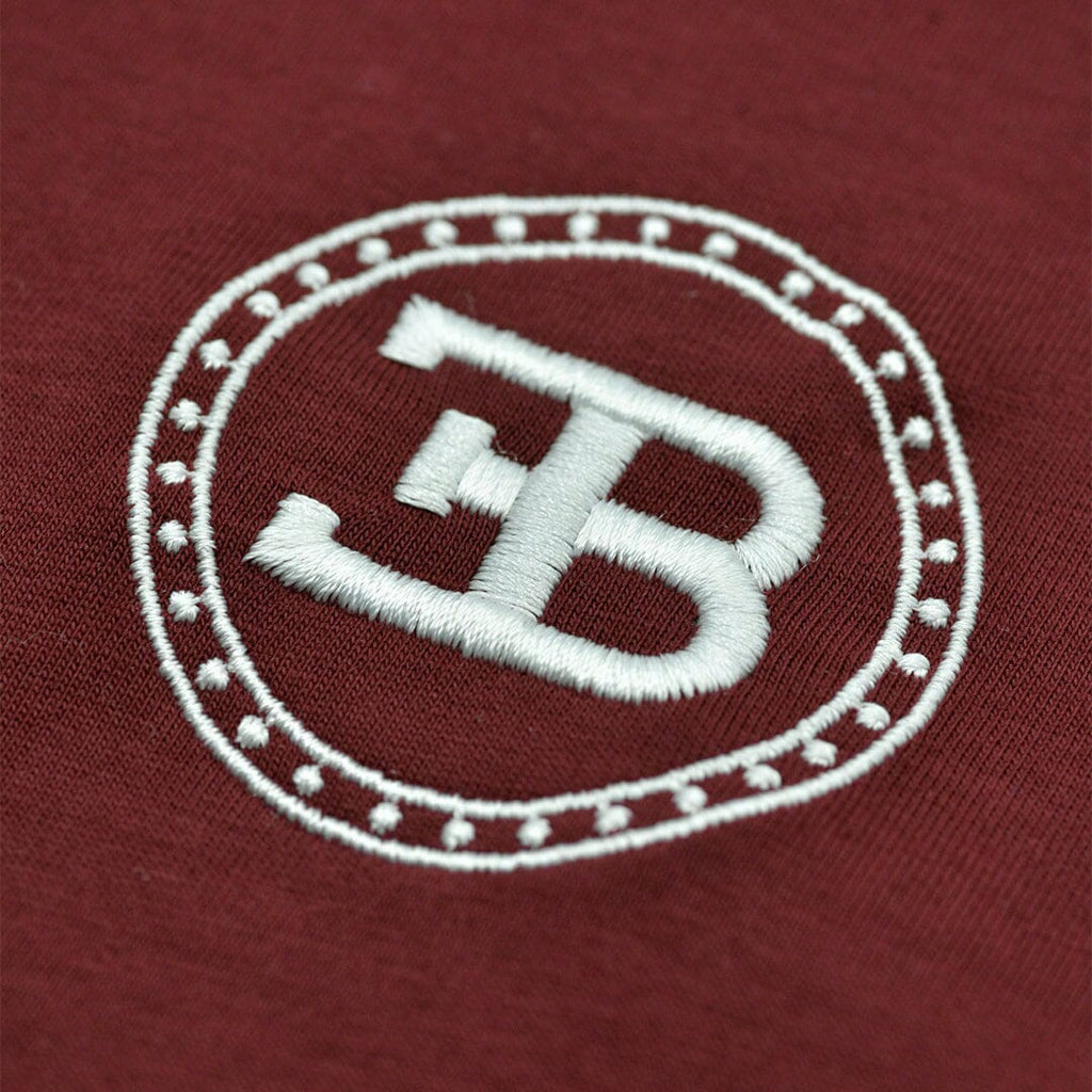 Bugatti Men's Heritage Quilted T-Shirt T-shirts Saddle Brown