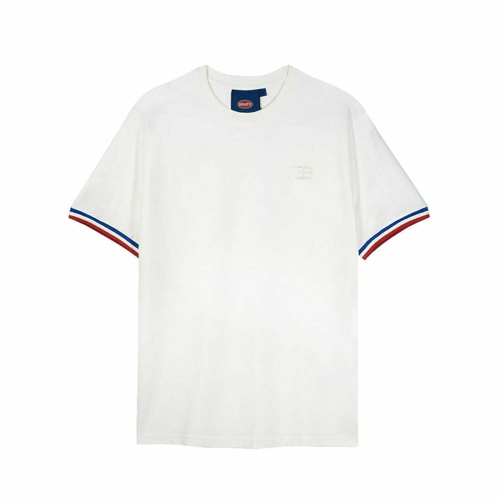 Bugatti Men's Heritage Piquet T-Shirt T-shirts White Smoke