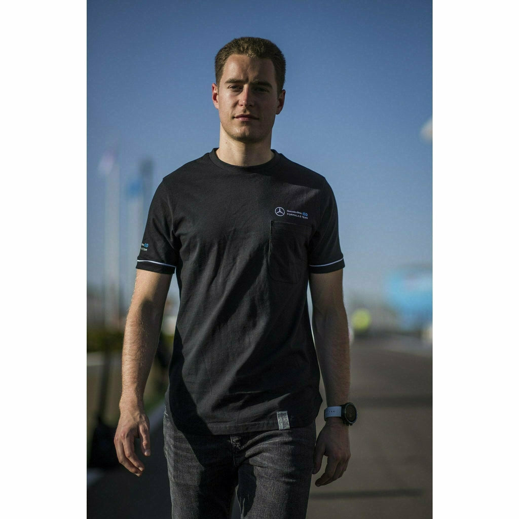 Mercedes-EQ Formula E Men's Pocket T-Shirt - Blue/Black T-shirts Dark Slate Gray