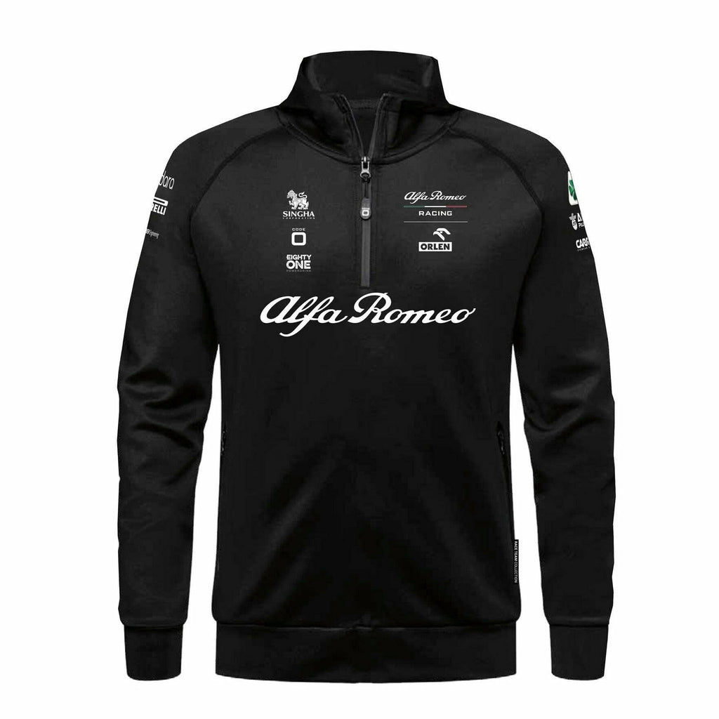 Alfa Romeo Racing F1 Men's Essential Sweatshirt- Black Sweatshirt Black