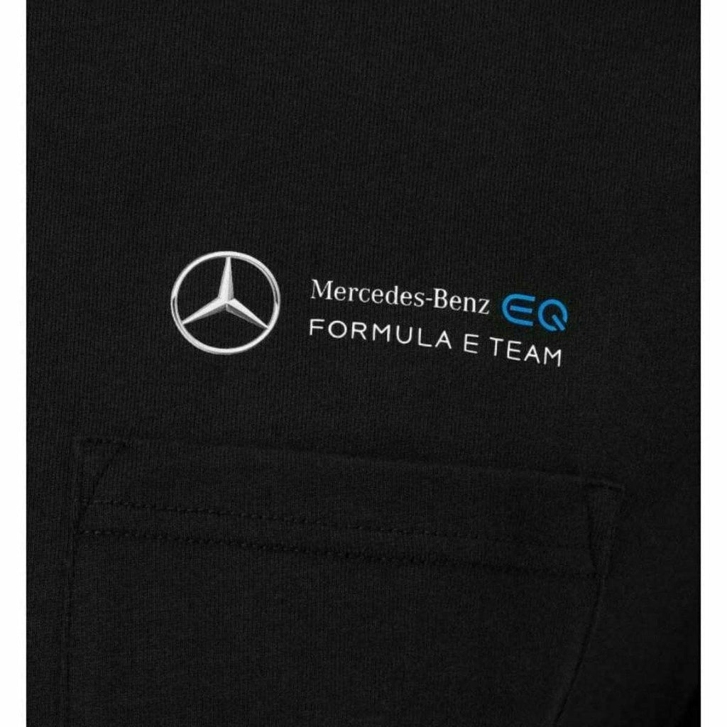 Mercedes-EQ Formula E Men's Pocket T-Shirt - Blue/Black T-shirts Black