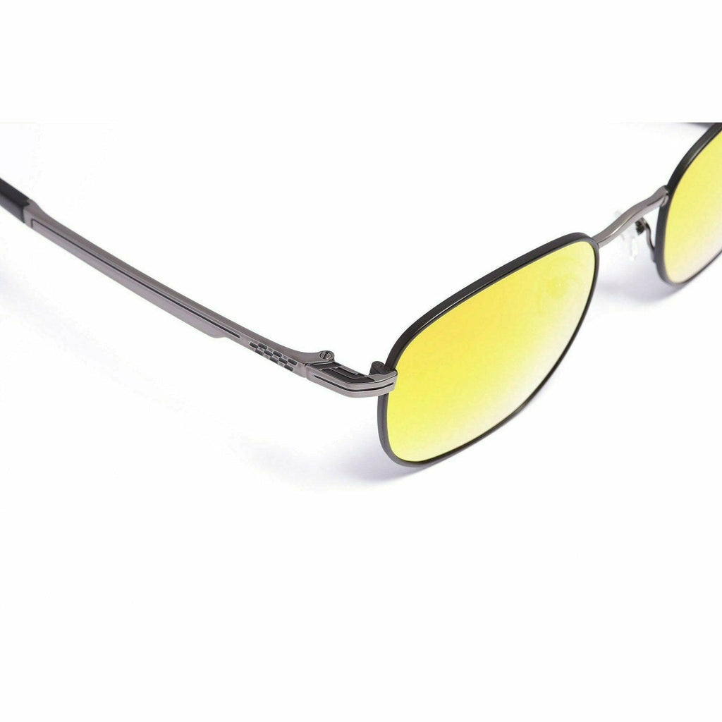 Formula 1 Eyewear Red Collection On The Marbles Gun Black Unisex Sunglasses-F1S1005 Sunglasses Light Goldenrod