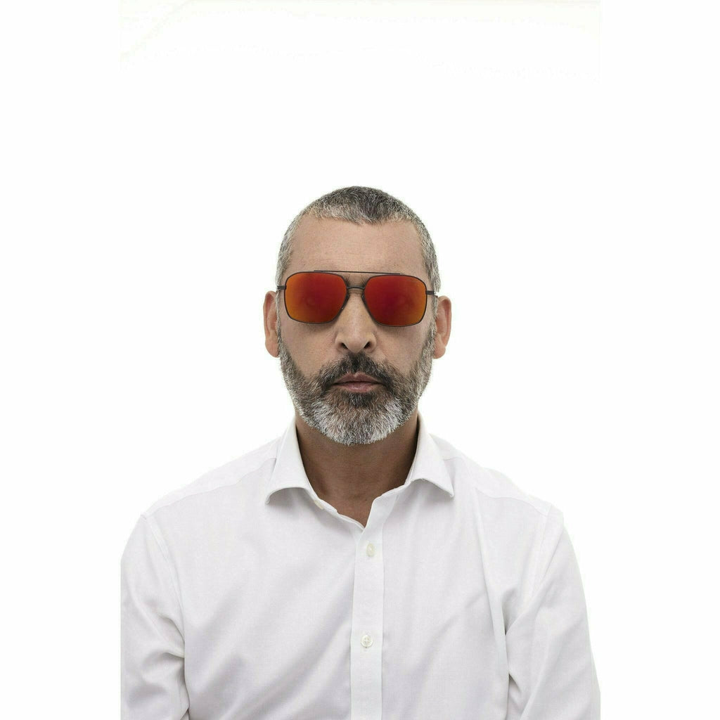 Formula 1 Eyewear Gold Collection Team Boss Matte Dark Gun Unisex Sunglasses-F1S1009 Sunglasses Light Gray