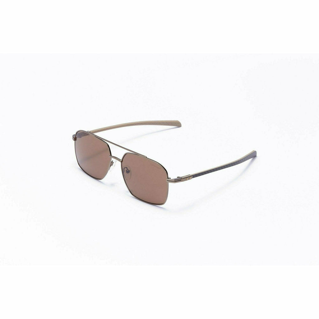 Formula 1 Eyewear Gold Collection Team Boss Matte Gray Unisex Sunglasses-F1S1010 Sunglasses Snow