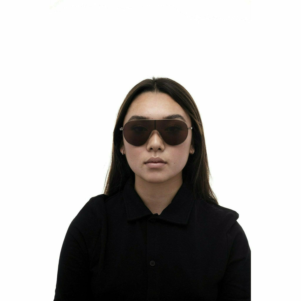 Formula 1 Eyewear Gold Collection Hospitality Matte Gray Unisex Sunglasses-F1S1013 Sunglasses Rosy Brown