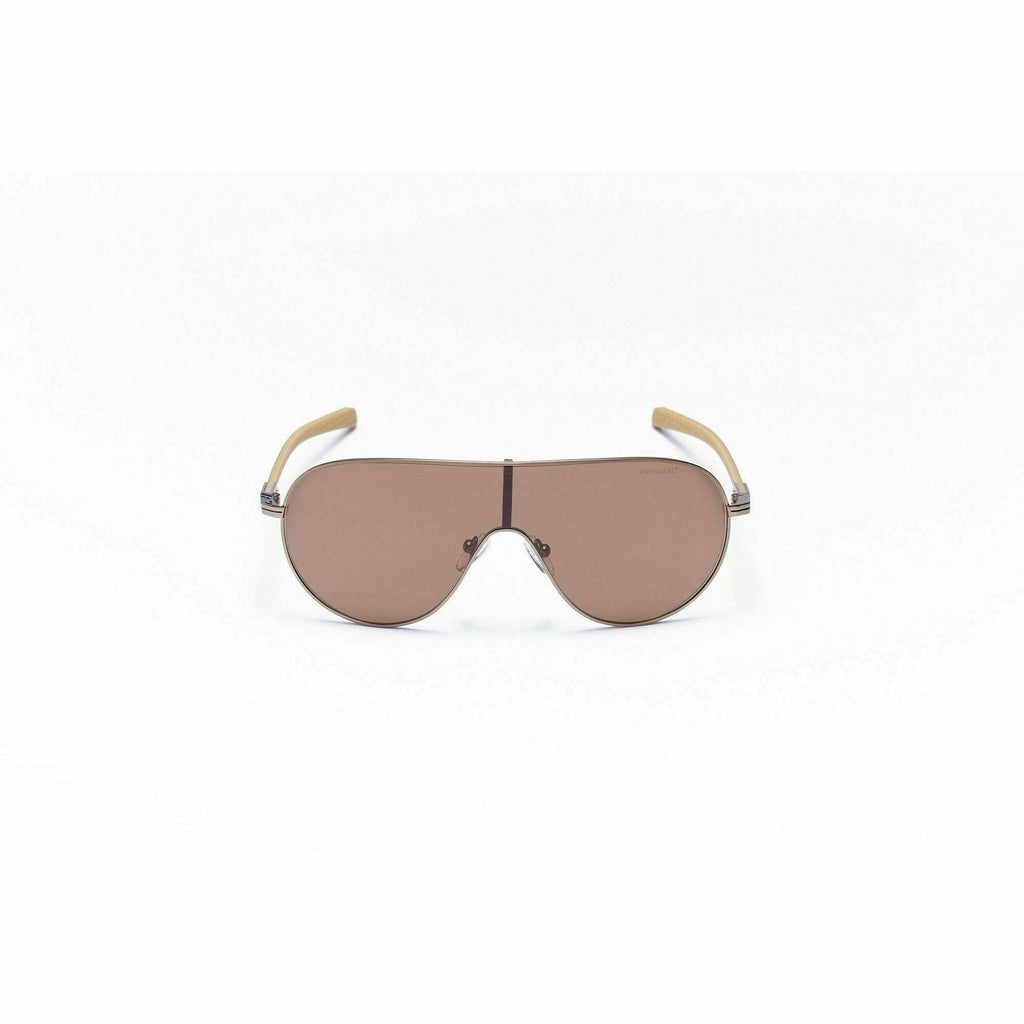 Formula 1 Eyewear Gold Collection Hospitality Matte Gray Unisex Sunglasses-F1S1013 Sunglasses White Smoke