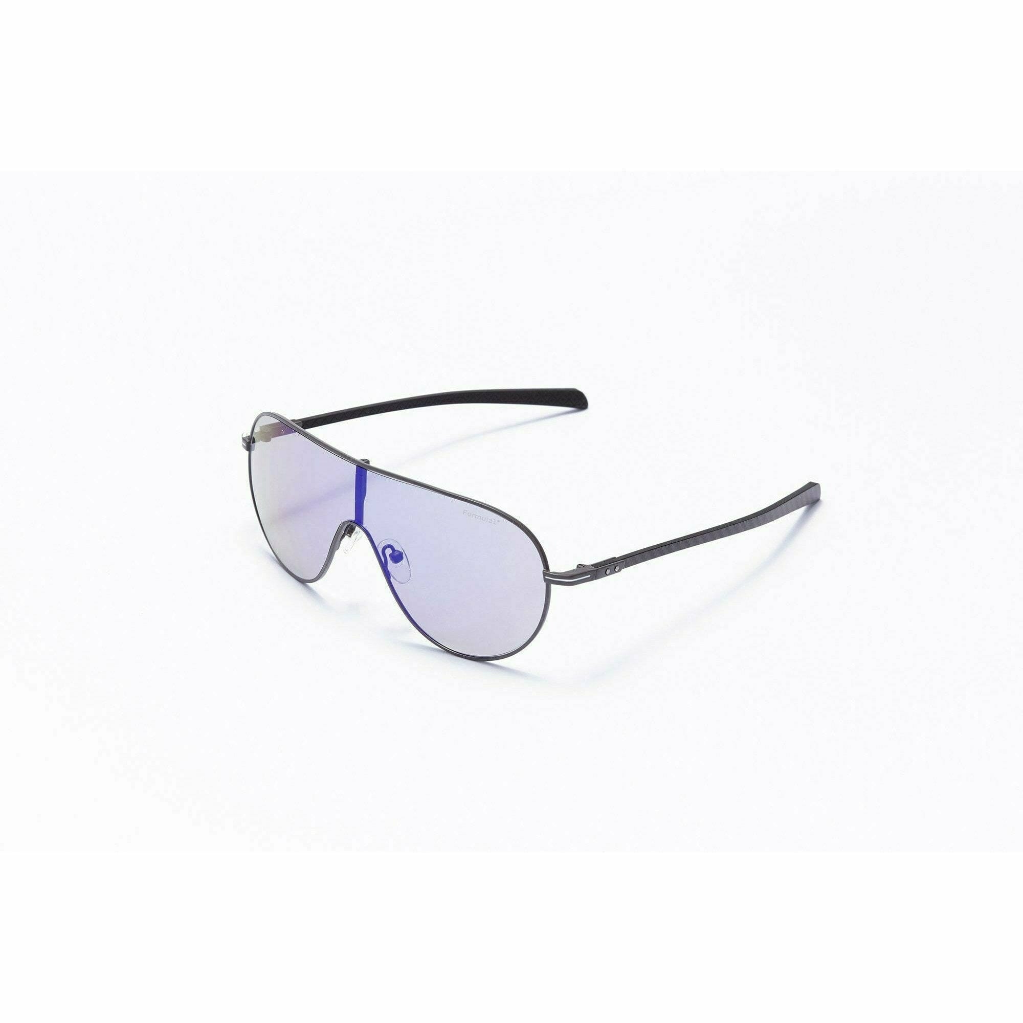 Formula 1 Eyewear Gold Collection Hospitality Satin Light Gold Unisex Sunglasses-F1S1014 Sunglasses White Smoke