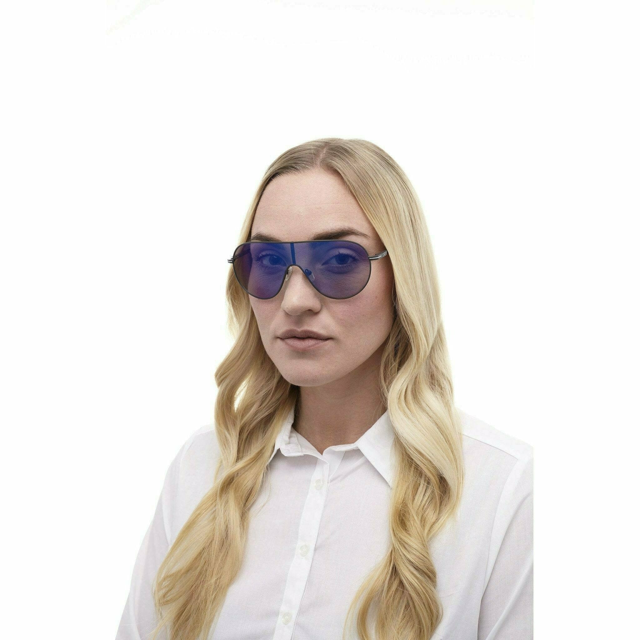 Formula 1 Eyewear Gold Collection Hospitality Satin Light Gold Unisex Sunglasses-F1S1014 Sunglasses Light Gray