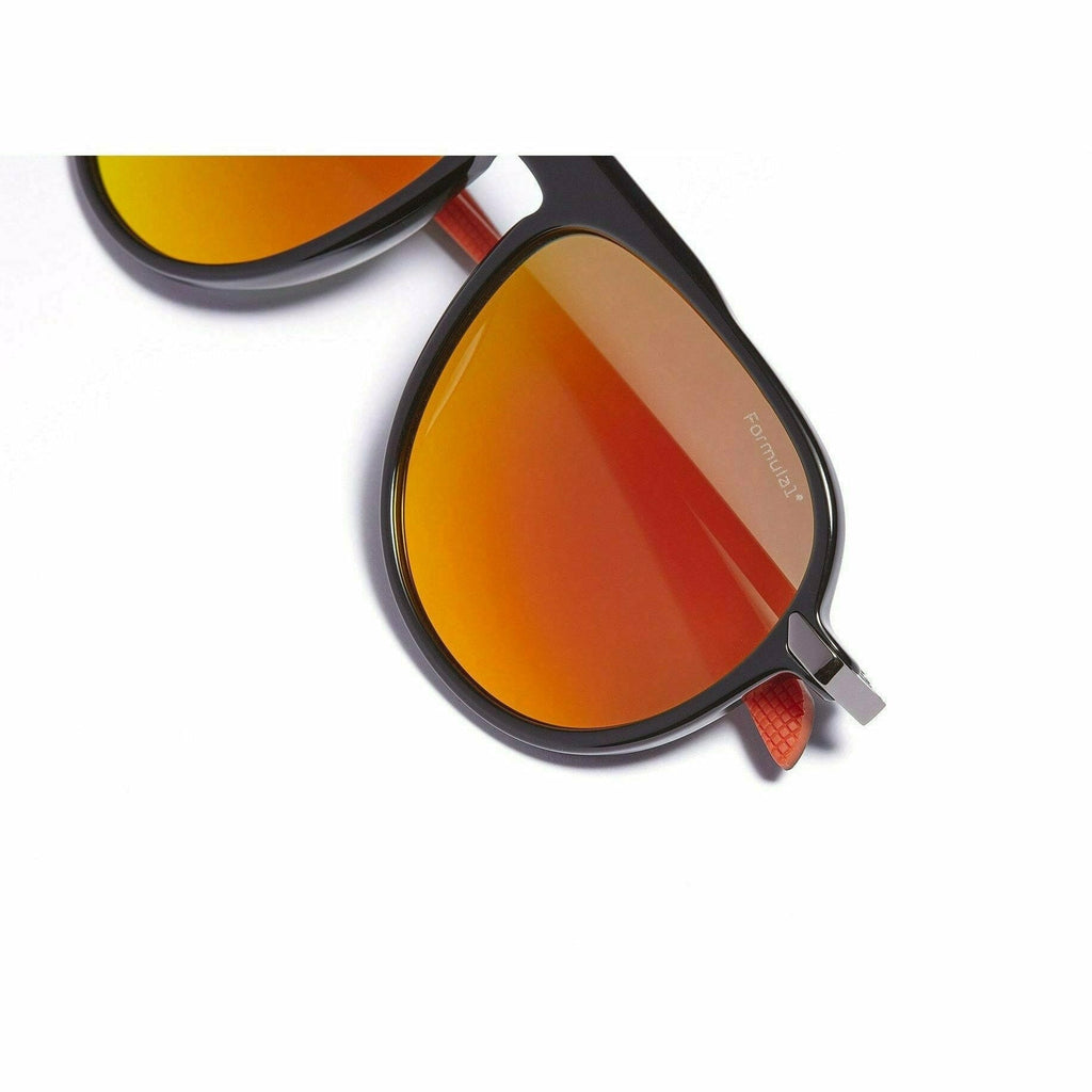 Formula 1 Eyewear Gold Collection Final Lap Black Unisex Sunglasses-F1S1043 Sunglasses Chocolate