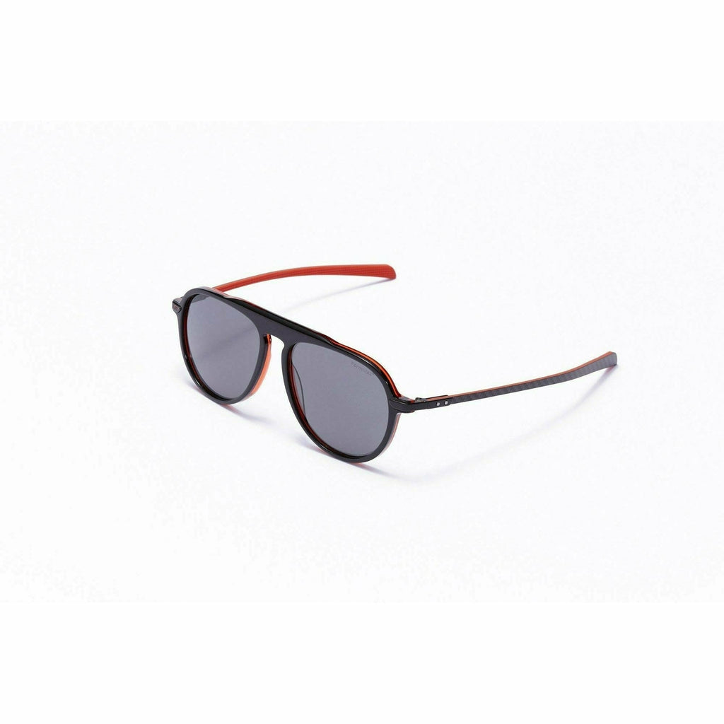 Formula 1 Eyewear Gold Collection Final Lap Black/Red Unisex Sunglasses-F1S1045 Sunglasses Dark Slate Gray