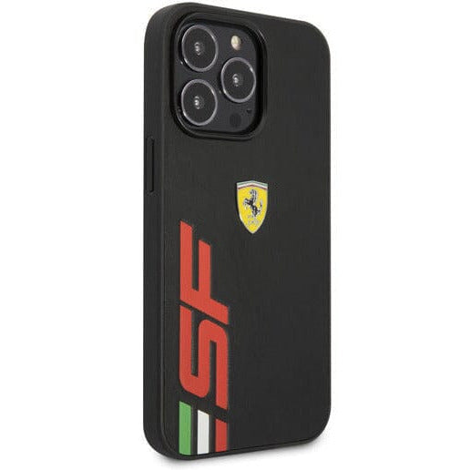 Scuderia Ferrari LEATHER BLACK CASE PRINTED BIG SF LOGO - iPhone 14 – CMC  Motorsports®