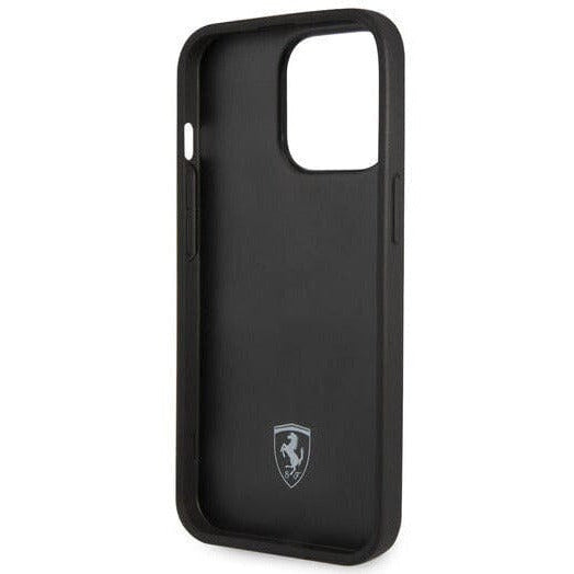 Scuderia Ferrari LEATHER BLACK CASE PRINTED BIG SF LOGO - iPhone 14 Phone Cases Dark Slate Gray