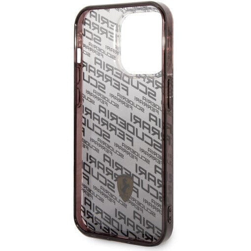 Scuderia Ferrari PC/TPU BLACK GRADIENT CASE ALLOVER SCUDERIA AND DYED BUMPER - iPhone 14 Phone Cases Light Slate Gray