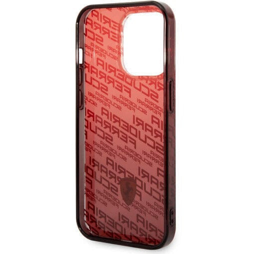 Scuderia Ferrari PC/TPU BLACK GRADIENT CASE ALLOVER SCUDERIA AND DYED BUMPER - iPhone 14 Phone Cases Sienna