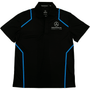 Mercedes Benz EQ Formula E S8 Women's Covered Button Polo Shirt - Black Polos Black