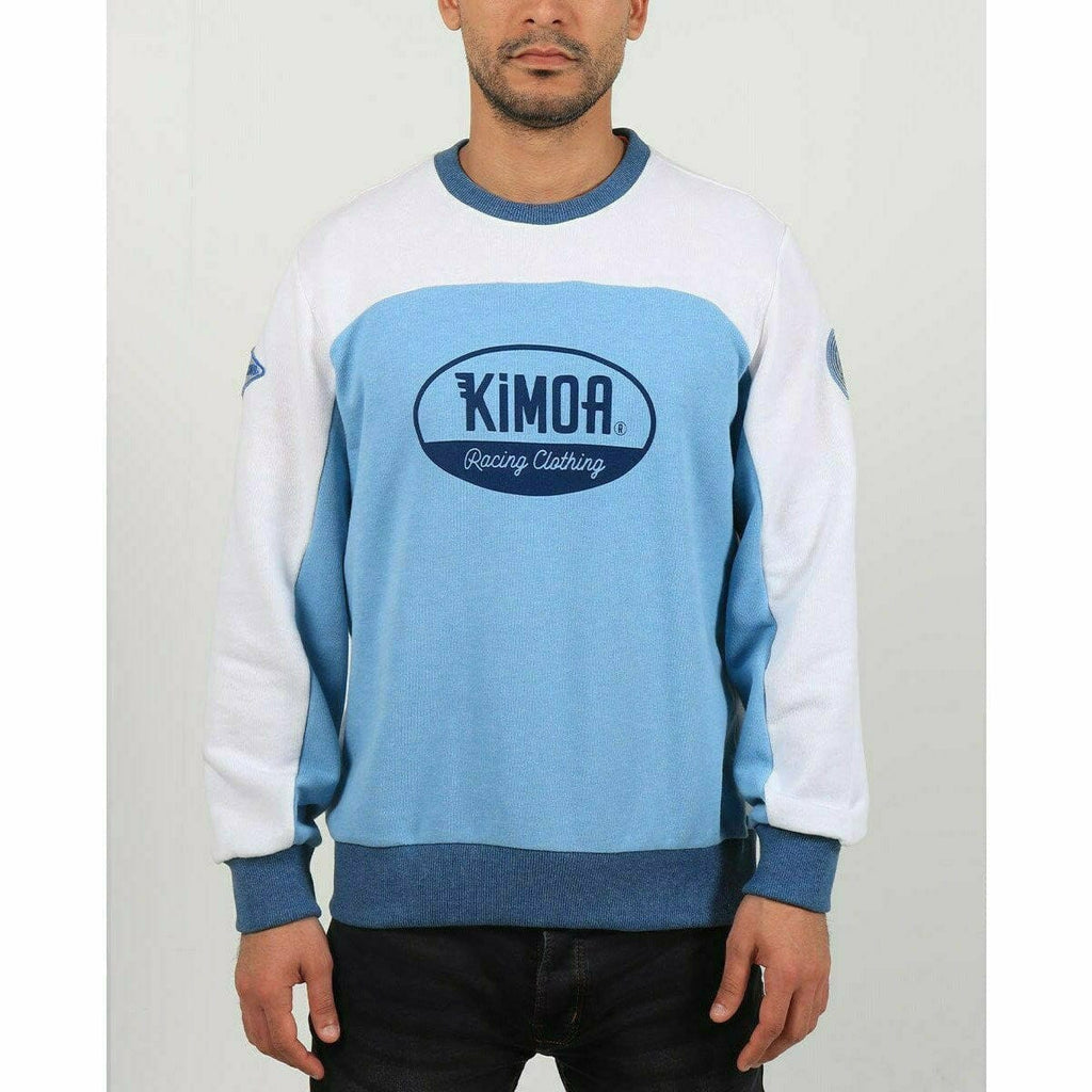 Kimoa Racing Club Men's Sweatshirt -Light Blue Sweatshirt Cornflower Blue