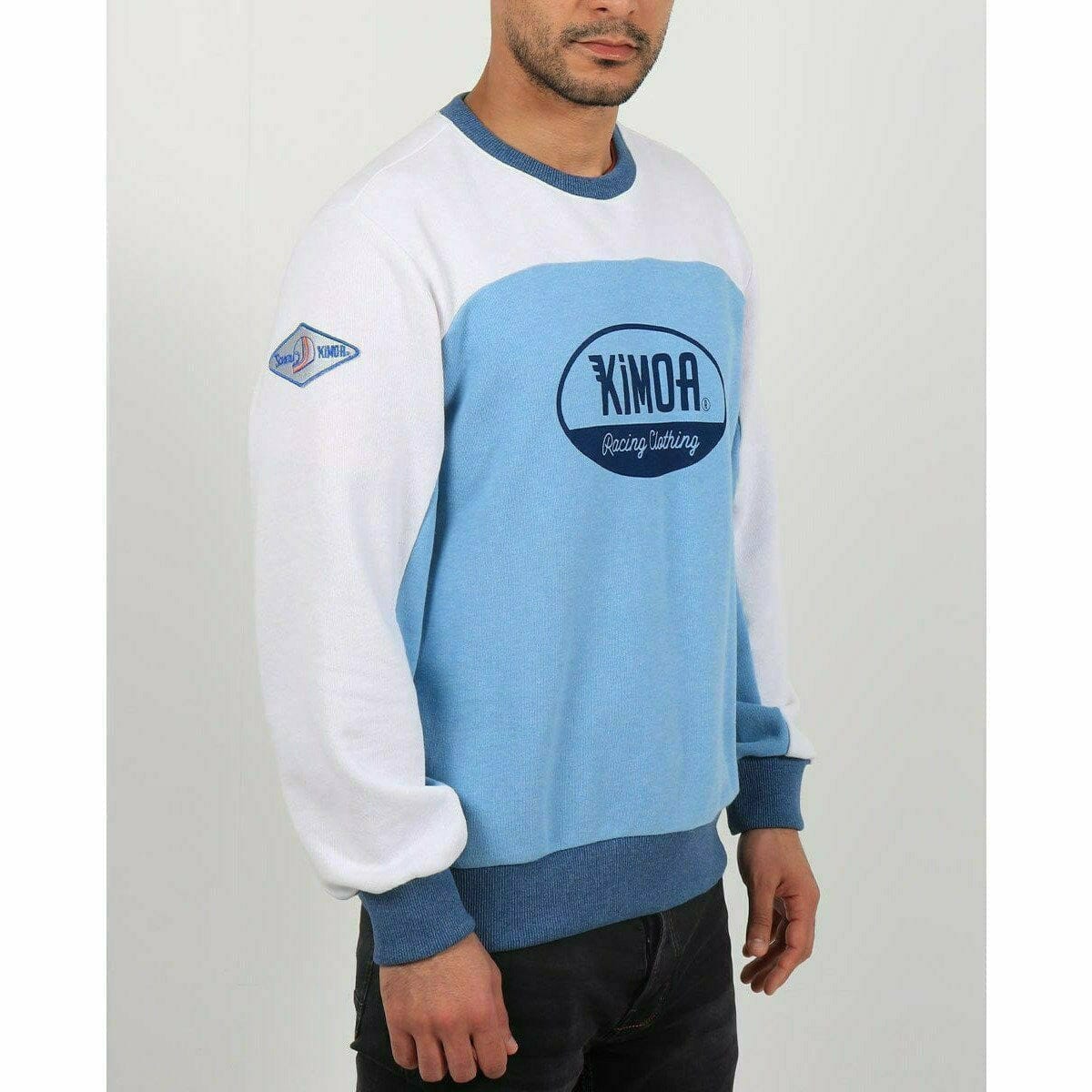 Kimoa Racing Club Men's Sweatshirt -Light Blue Sweatshirt Sky Blue