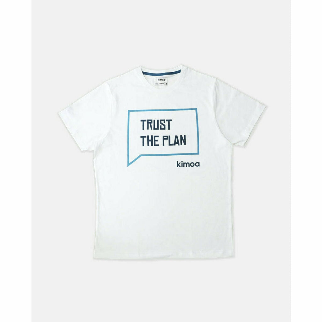 Kimoa Lifestyle Trust The Plan T-Shirt T-shirts White Smoke