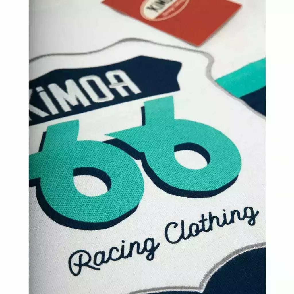 Kimoa Racing Indy 66 Men's Sweatshirt -Blue Sweatshirt Light Gray