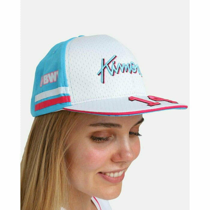 Alpine Racing F1 2022 Kimoa Team Fernando Alonso Miami GP Hat - White Hats Lavender