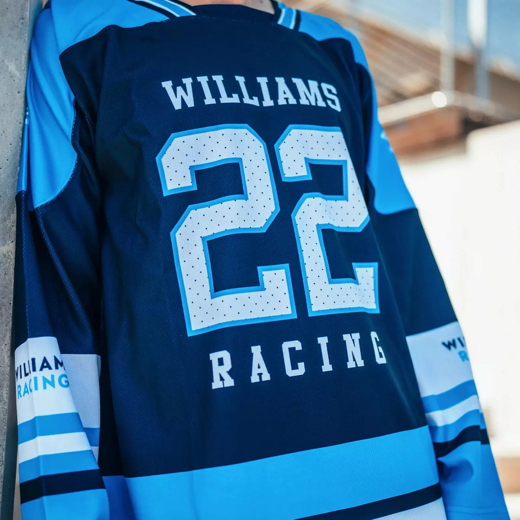Williams Racing F1 2022 Limited Edition Hockey Jersey Jersey Midnight Blue