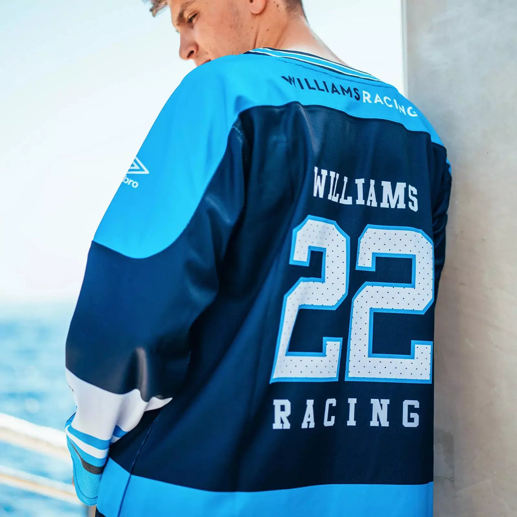 Williams Racing F1 2022 Limited Edition Hockey Jersey Jersey Light Gray