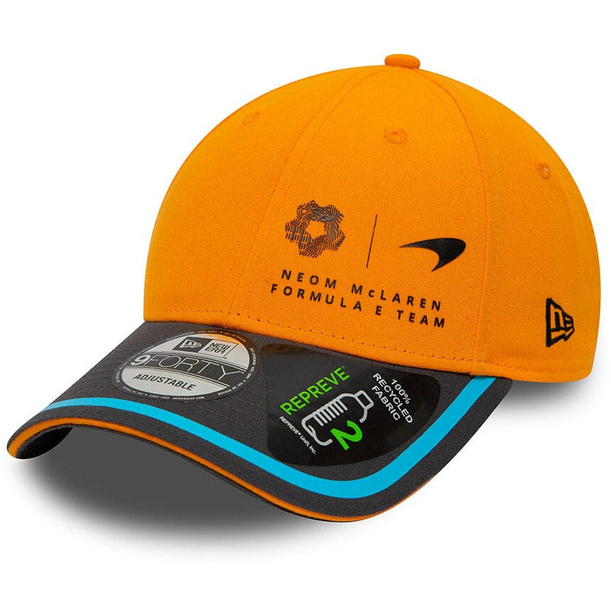 McLaren Formula E Team New Era 9Forty Hat - Papaya Hats McLaren Formula E 