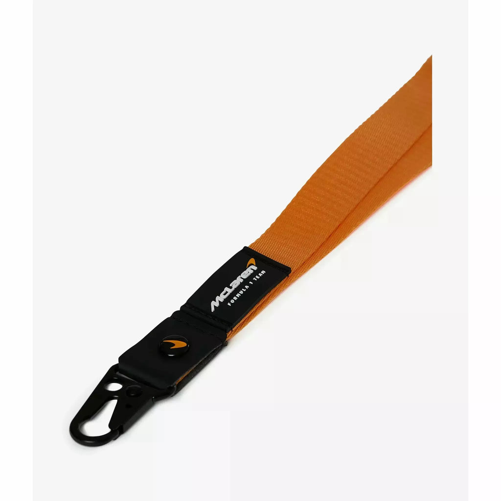 McLaren F1 Embossed Nylon Webbing Lanyard Lanyard White Smoke