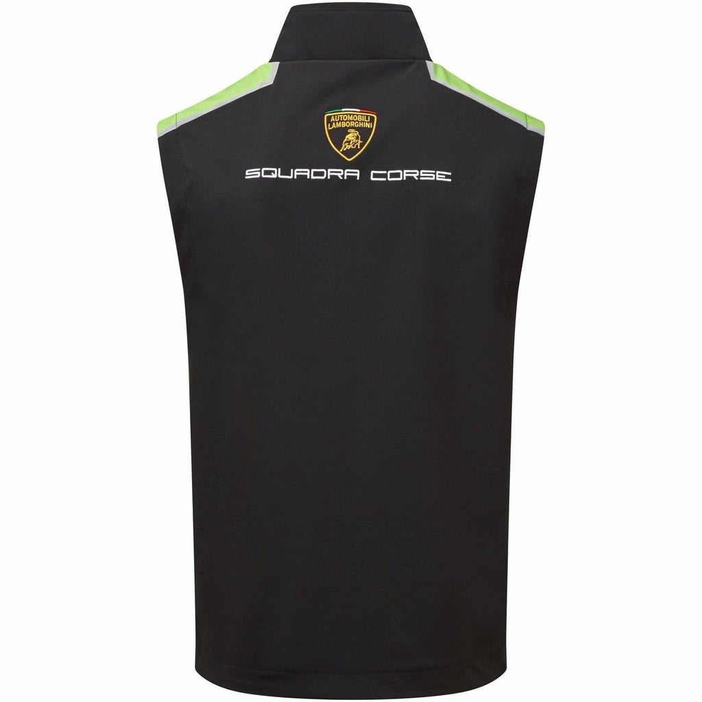 Automobili Lamborghini Squadra Corse Men's Team Padded Vest Black Vest Dark Slate Gray