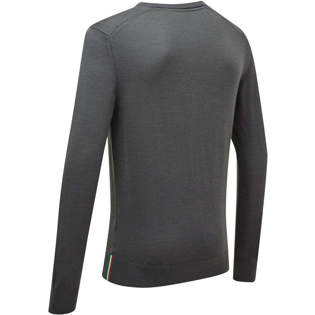 Automobili Lamborghini Squadra Corse Men's Team Knitted Sweater Gray Sweaters Dark Slate Gray