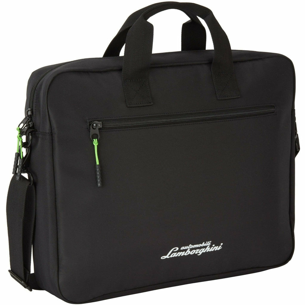 Automobili Lamborghini Squadra Corse Computer Laptop Bag Black Bags Dark Slate Gray