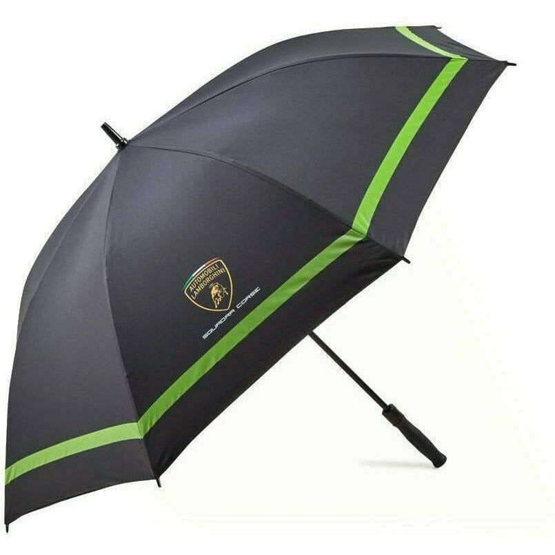 Automobili Lamborghini Squadra Corse Large Golf Umbrella - Black Umbrellas Dim Gray