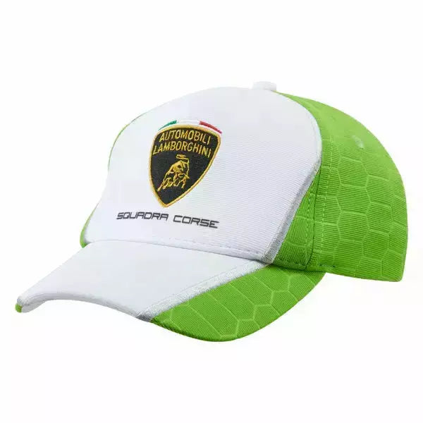 Automobili Lamborghini Squadra Corse Kids Team Hat Hats Olive Drab