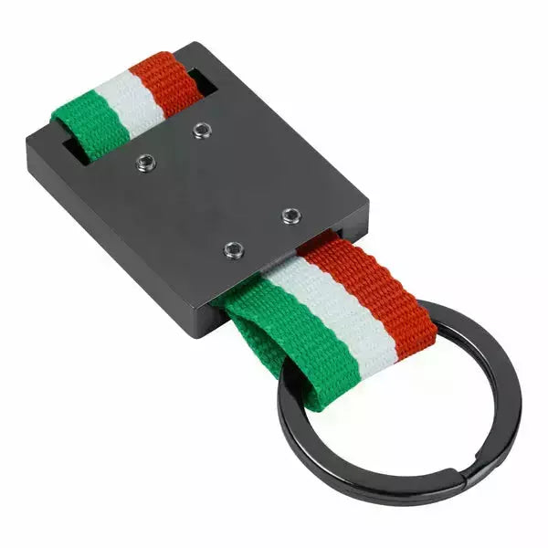 Automobili Lamborghini Squadra Corse Italian Flag Keyring Keyrings Dark Slate Gray