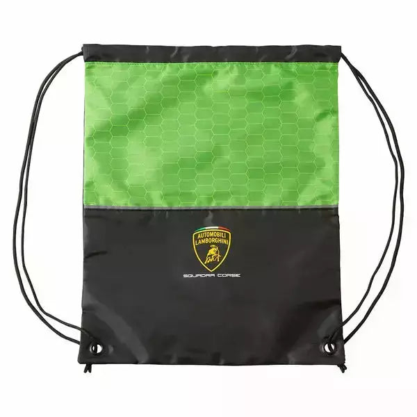 Automobili Lamborghini Squadra Corse Drawstring Pullbag Bags Yellow Green