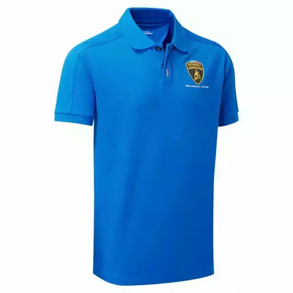Automobili Lamborghini Squadra Corse Travel Polo Shirt Polos Dark Cyan