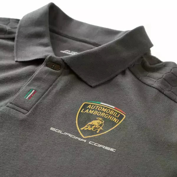 Automobili Lamborghini Squadra Corse Travel Polo Shirt Polos Dim Gray