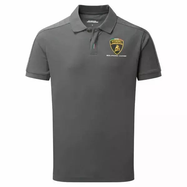 Automobili Lamborghini Squadra Corse Travel Polo Shirt Polos Dim Gray