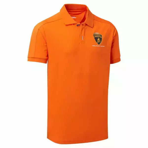 Automobili Lamborghini Squadra Corse Travel Polo Shirt Polos Chocolate
