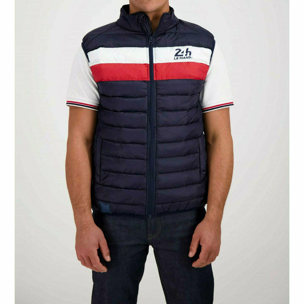 Le Mans 24 Hours Men's Classic Bodywarmer Jacket - Navy Jackets Light Gray