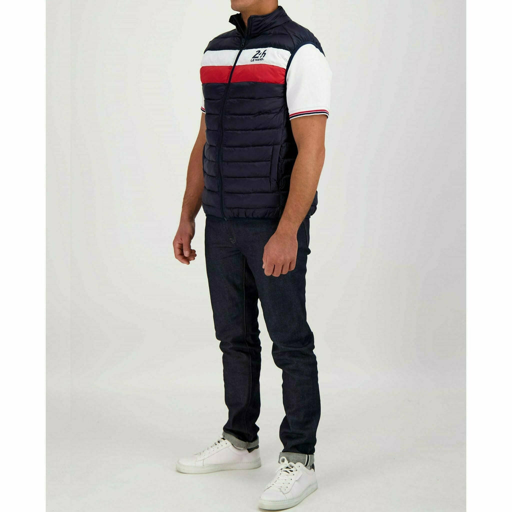 Le Mans 24 Hours Men's Classic Bodywarmer Jacket - Navy Jackets Light Gray