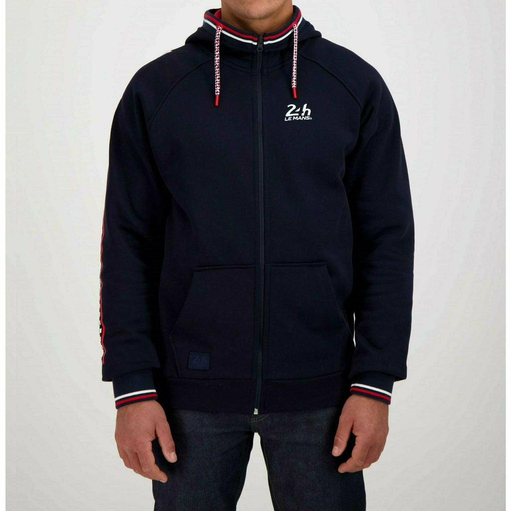 Le Mans 24 Hours Men's Classic 66 Hooded Sweatshirt - Navy Hoodies Light Gray