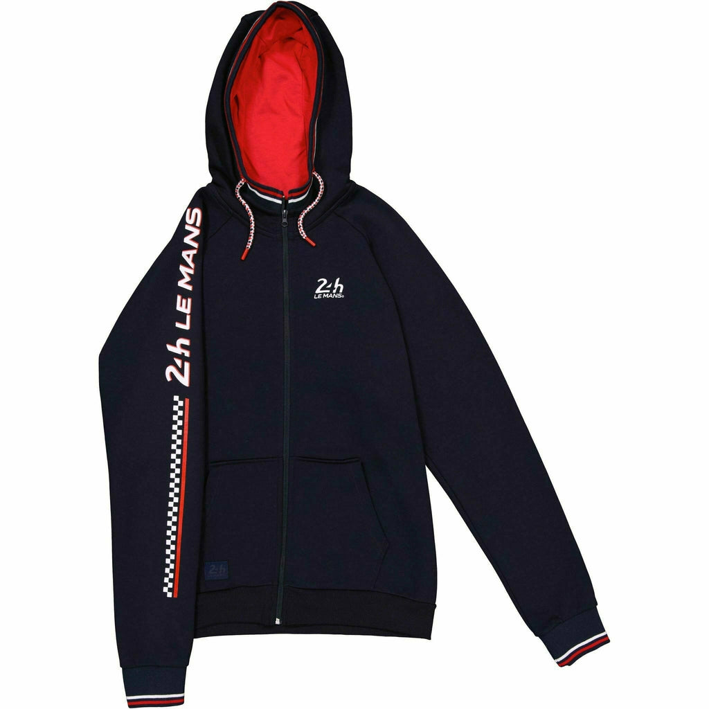 Le Mans 24 Hours Men's Classic 66 Hooded Sweatshirt - Navy Hoodies Black