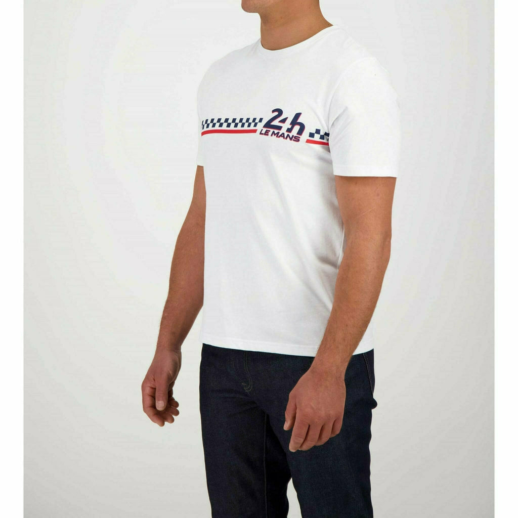 Le Mans 24 Hours Men's Classic T-Shirt - Navy/Red/White T-shirts Light Gray