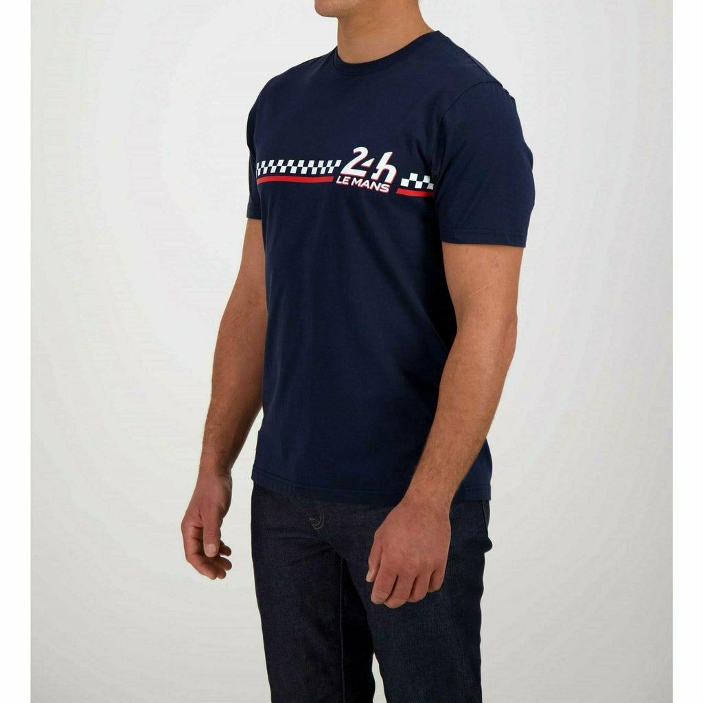 Le Mans 24 Hours Men's Classic T-Shirt - Navy/Red/White T-shirts Black