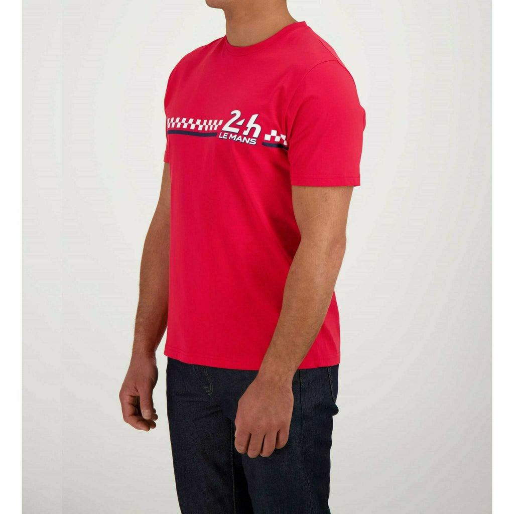 Le Mans 24 Hours Men's Classic T-Shirt - Navy/Red/White T-shirts Light Gray