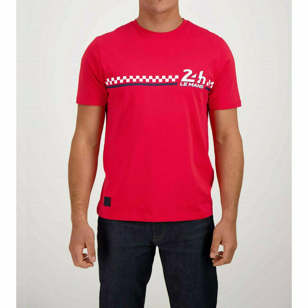 Le Mans 24 Hours Men's Classic T-Shirt - Navy/Red/White T-shirts Light Gray