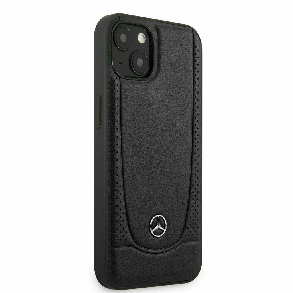 Mercedes-Benz AMG Petronas Leather Black/Red Perforated Urban Collection - iPhone 13 Phone Cases Dark Slate Gray